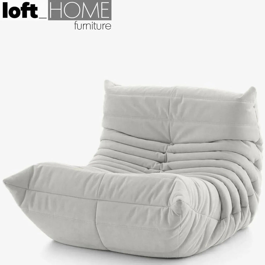 Bauhaus fabric modular 1 seater sofa cater detail 13.
