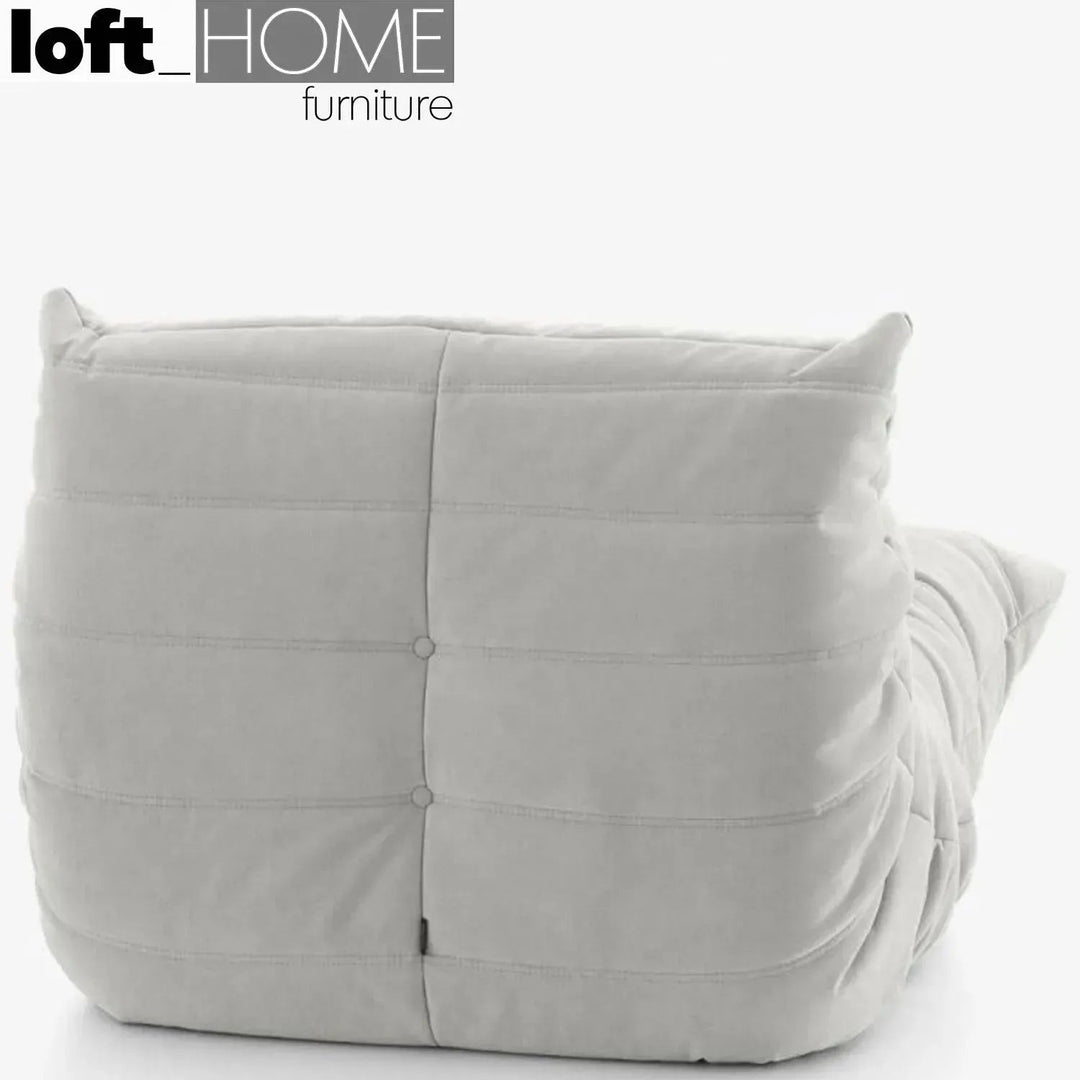 Bauhaus fabric modular 1 seater sofa cater detail 18.