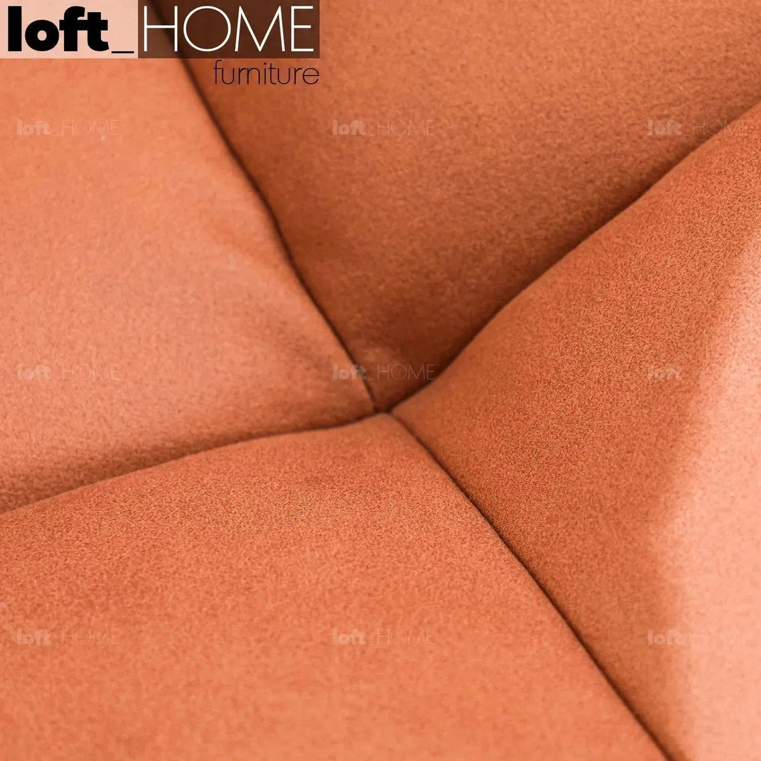 Modern Fabric 1 Seater Sofa MANGO