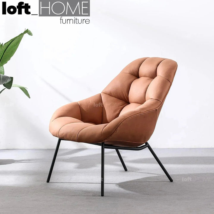 Modern Fabric 1 Seater Sofa MANGO