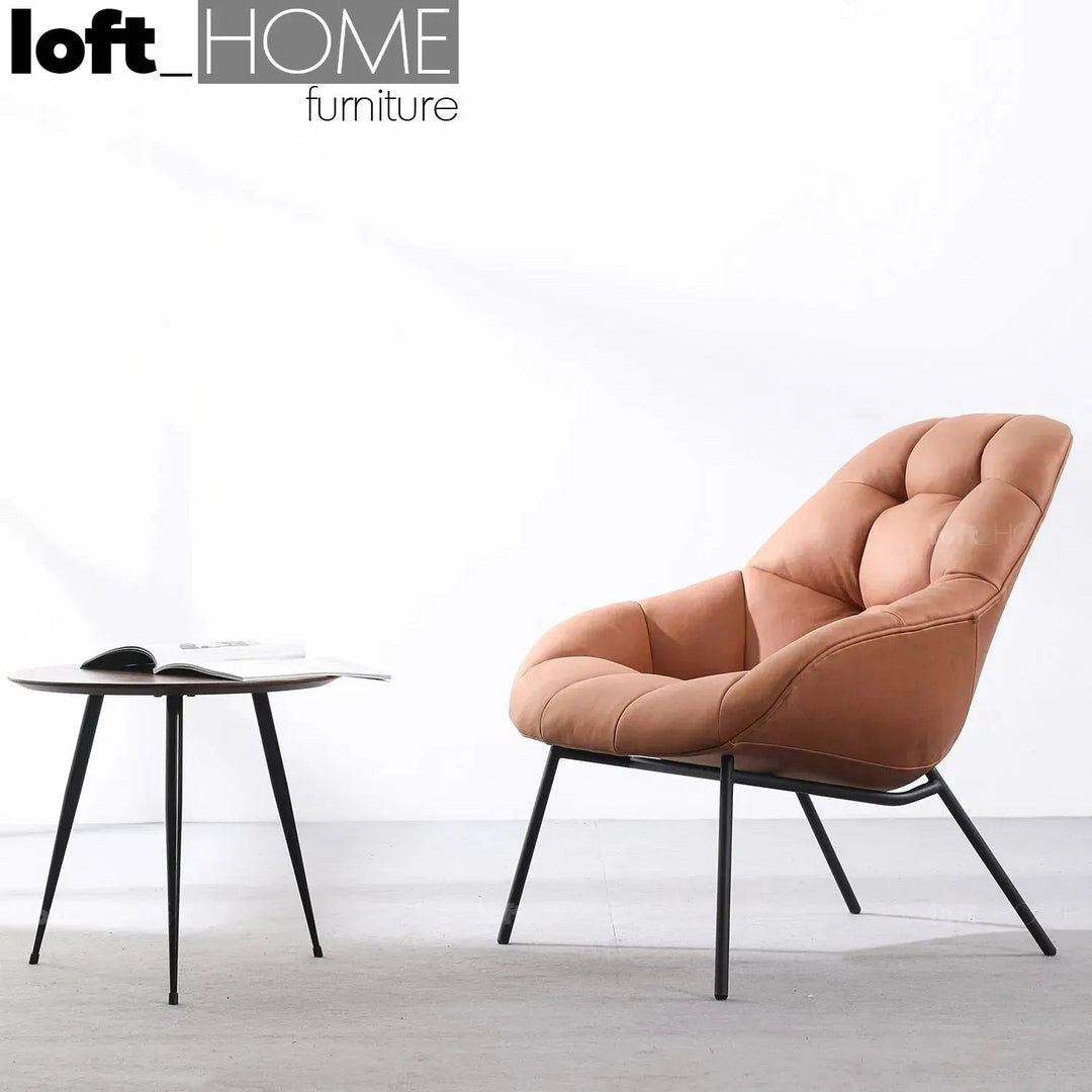 Modern Fabric 1 Seater Sofa MANGO