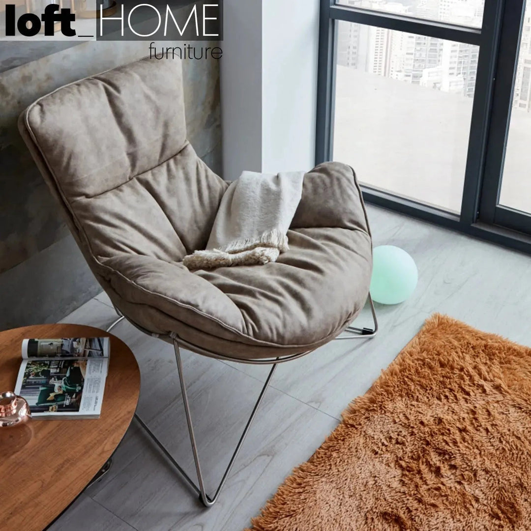 Industrial Fabric 1 Seater Sofa NEPTUNE