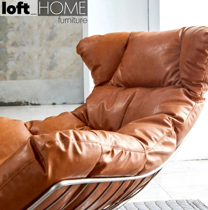 Industrial Fabric 1 Seater Sofa With Ottoman VENUS