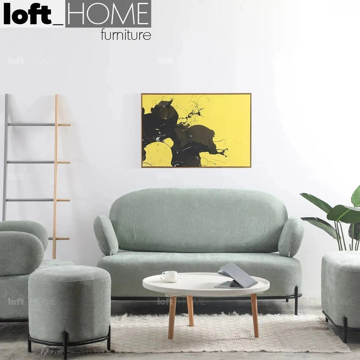 Modern Fabric 2 Seater Sofa LUCIA