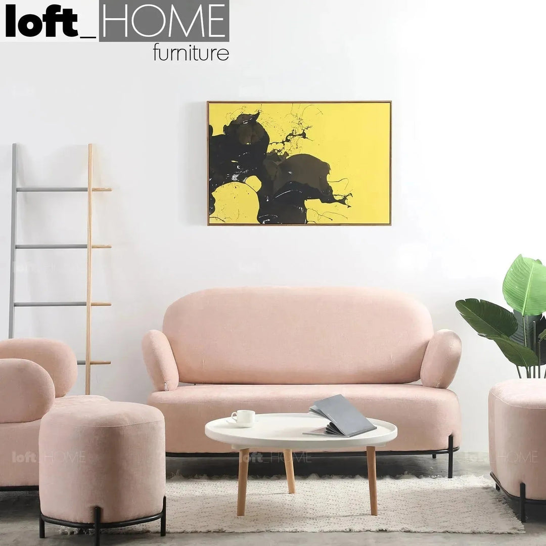 Modern Fabric 2 Seater Sofa LUCIA