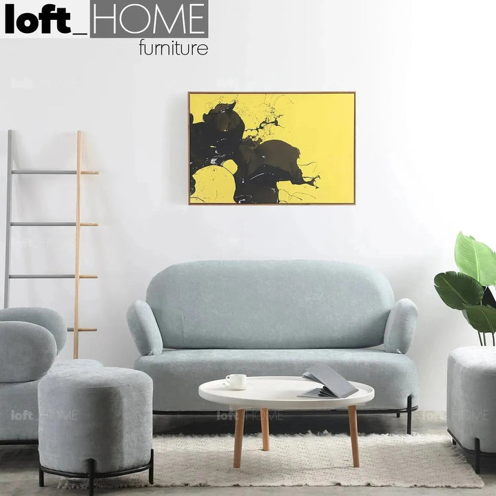 Modern Fabric 2 Seater Sofa LUCIA