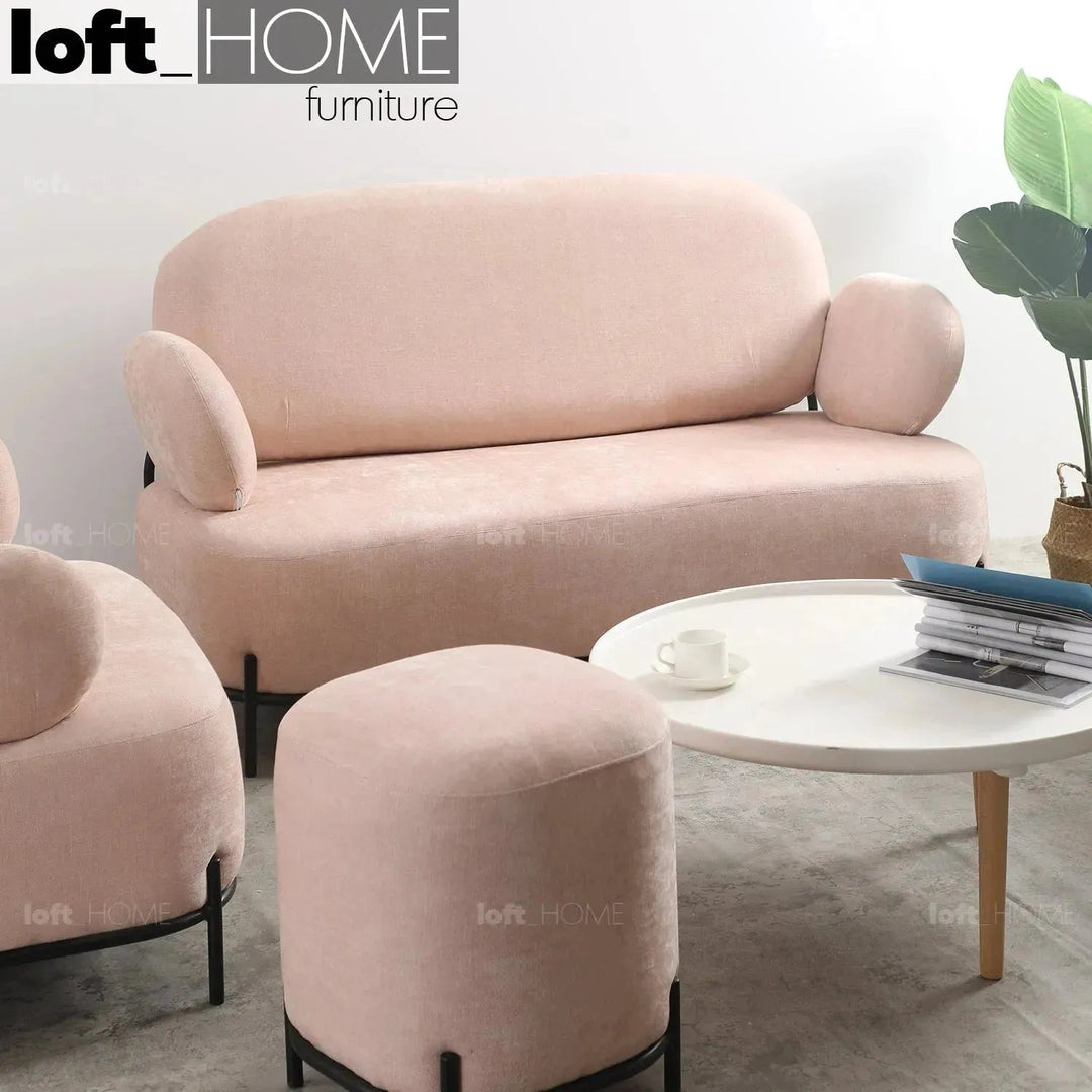 Modern Fabric 2 Seater Sofa LUCIA