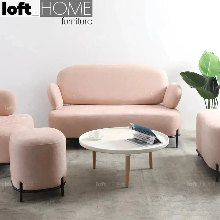 Modern Fabric 2 Seater Sofa LUCIA