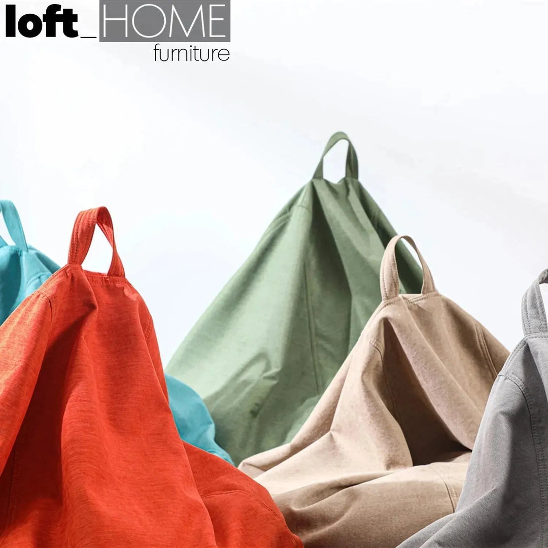 Modern fabric bean bag sofa lelinta detail 19.