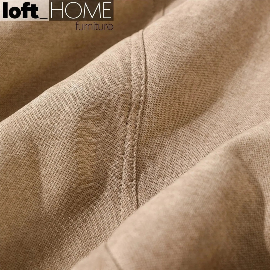Modern fabric bean bag sofa lelinta in still life.