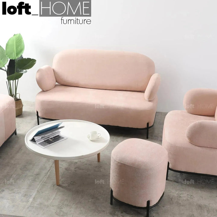 Modern Fabric Ottoman LUCIA S