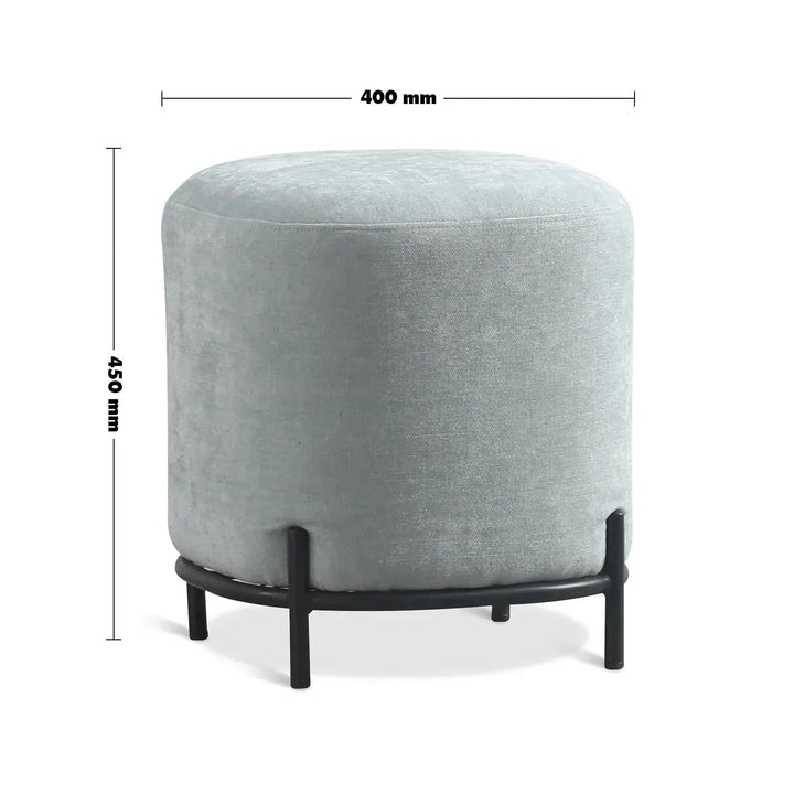 Modern Fabric Ottoman LUCIA S