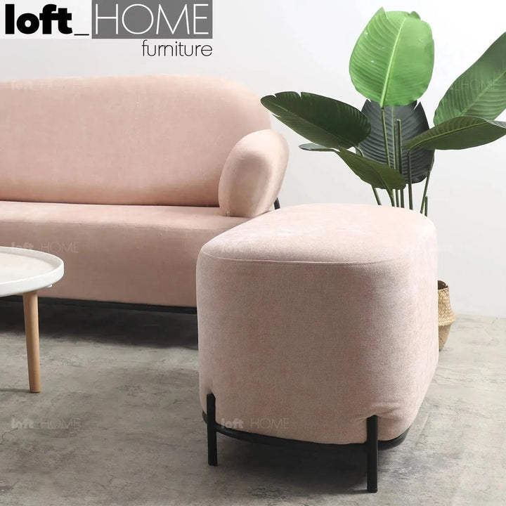 Modern Fabric Ottoman LUCIA