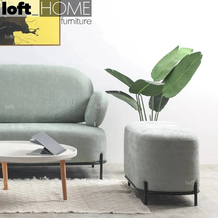 Modern Fabric Ottoman LUCIA