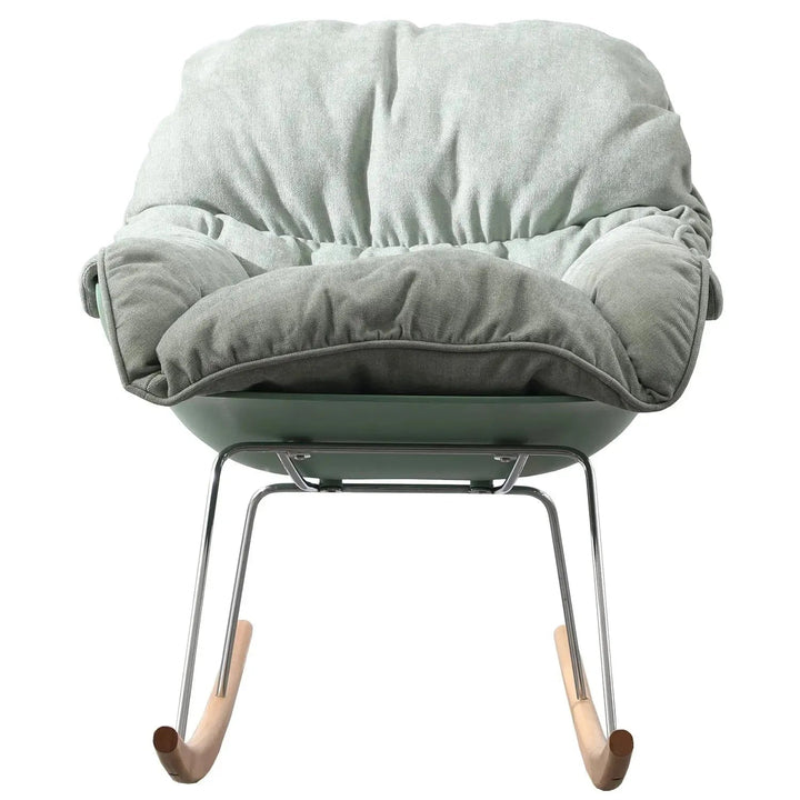 Scandinavian fabric rocking 1 seater sofa kai layered structure.