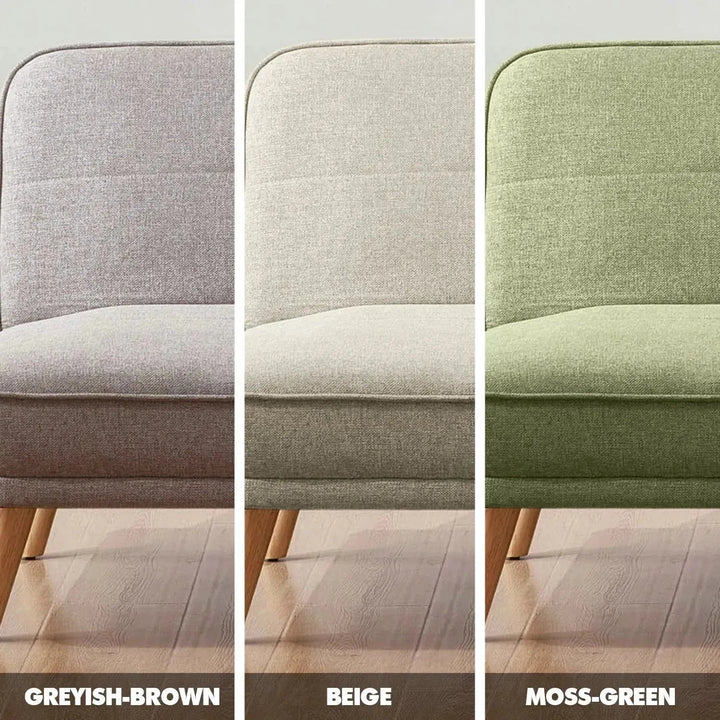 Scandinavian fabric sofa bed flexi color swatches.