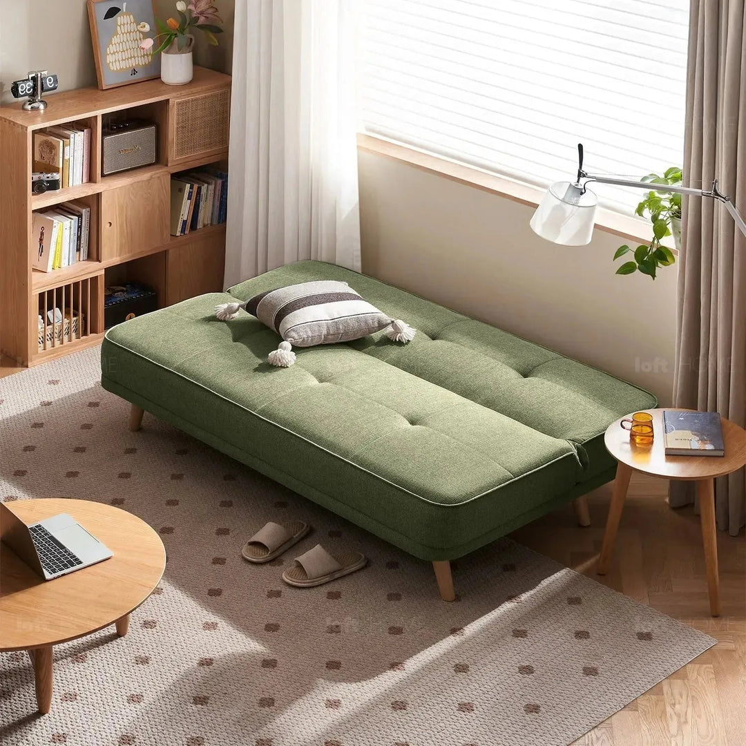 Scandinavian fabric sofa bed flexi detail 6.