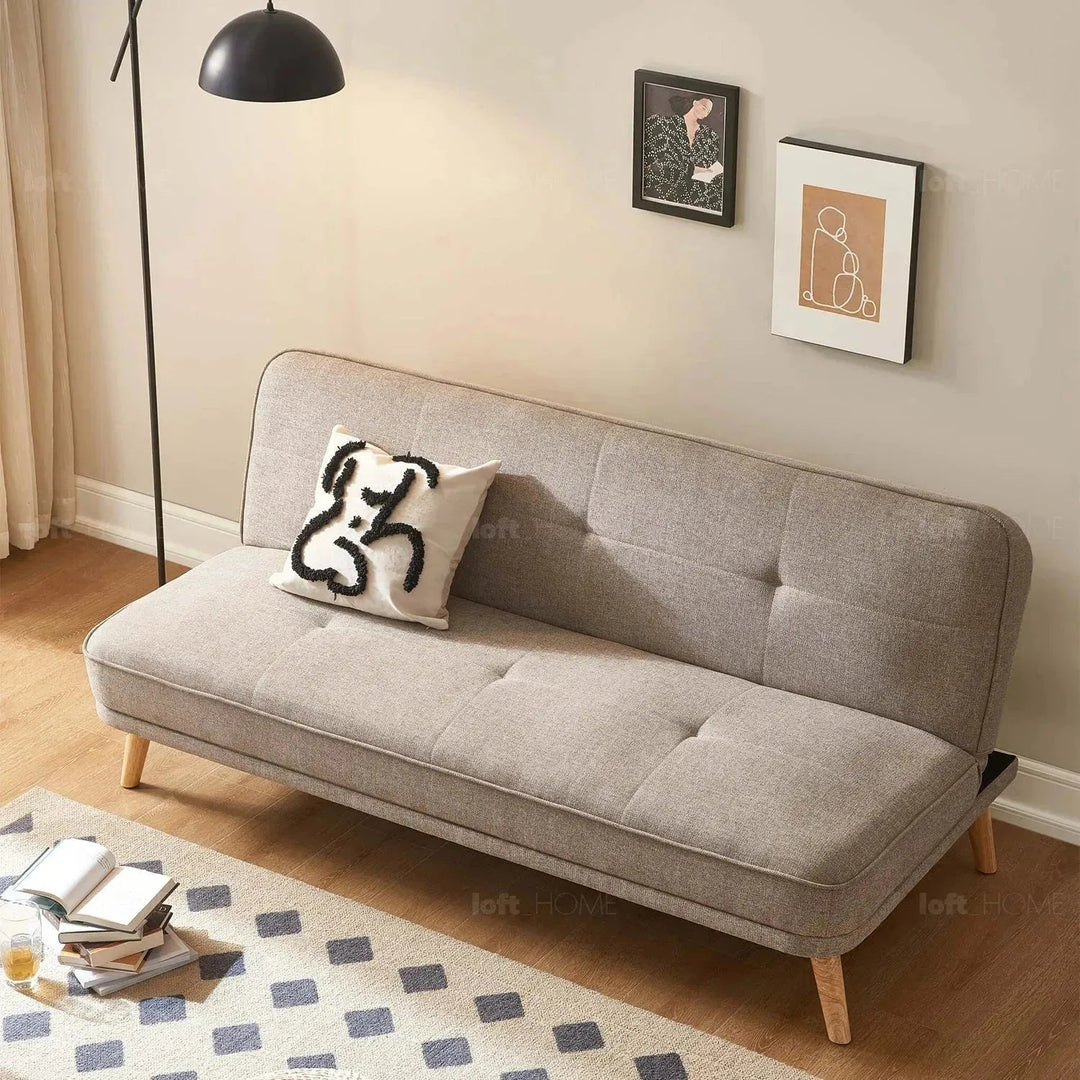 Scandinavian fabric sofa bed flexi detail 10.