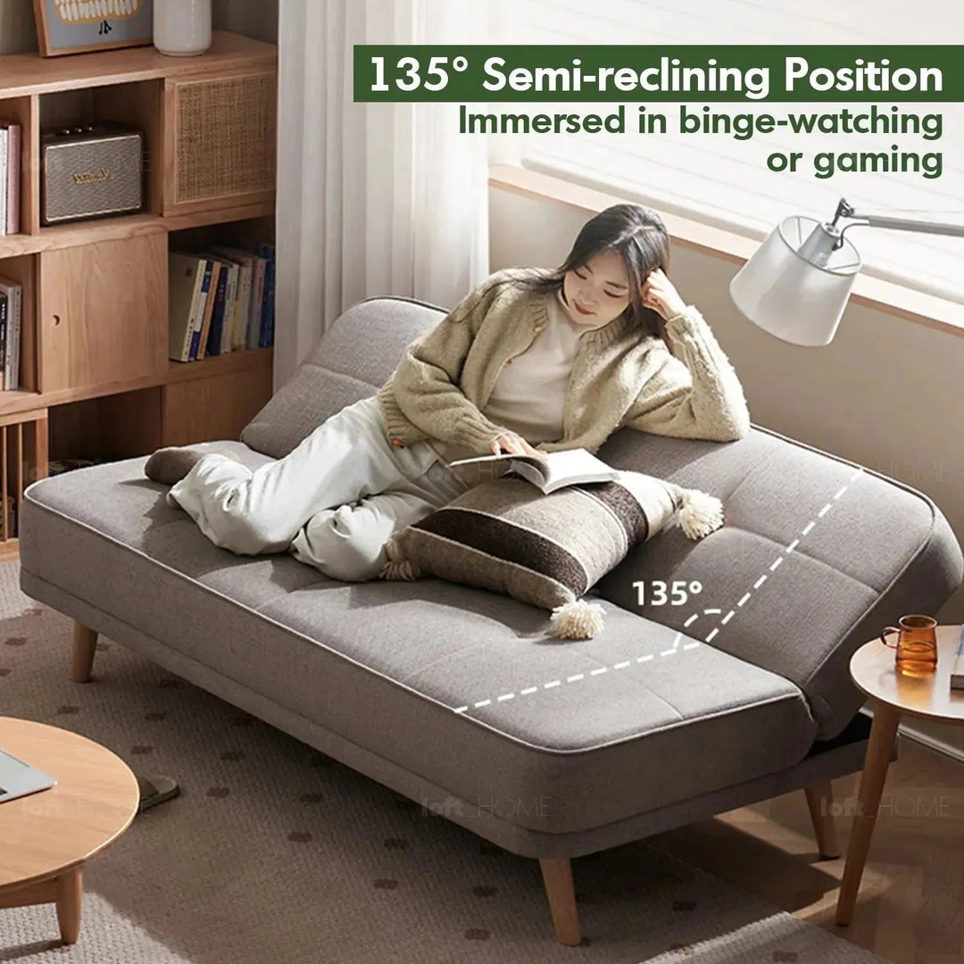 Scandinavian Fabric Sofa Bed FLEXI