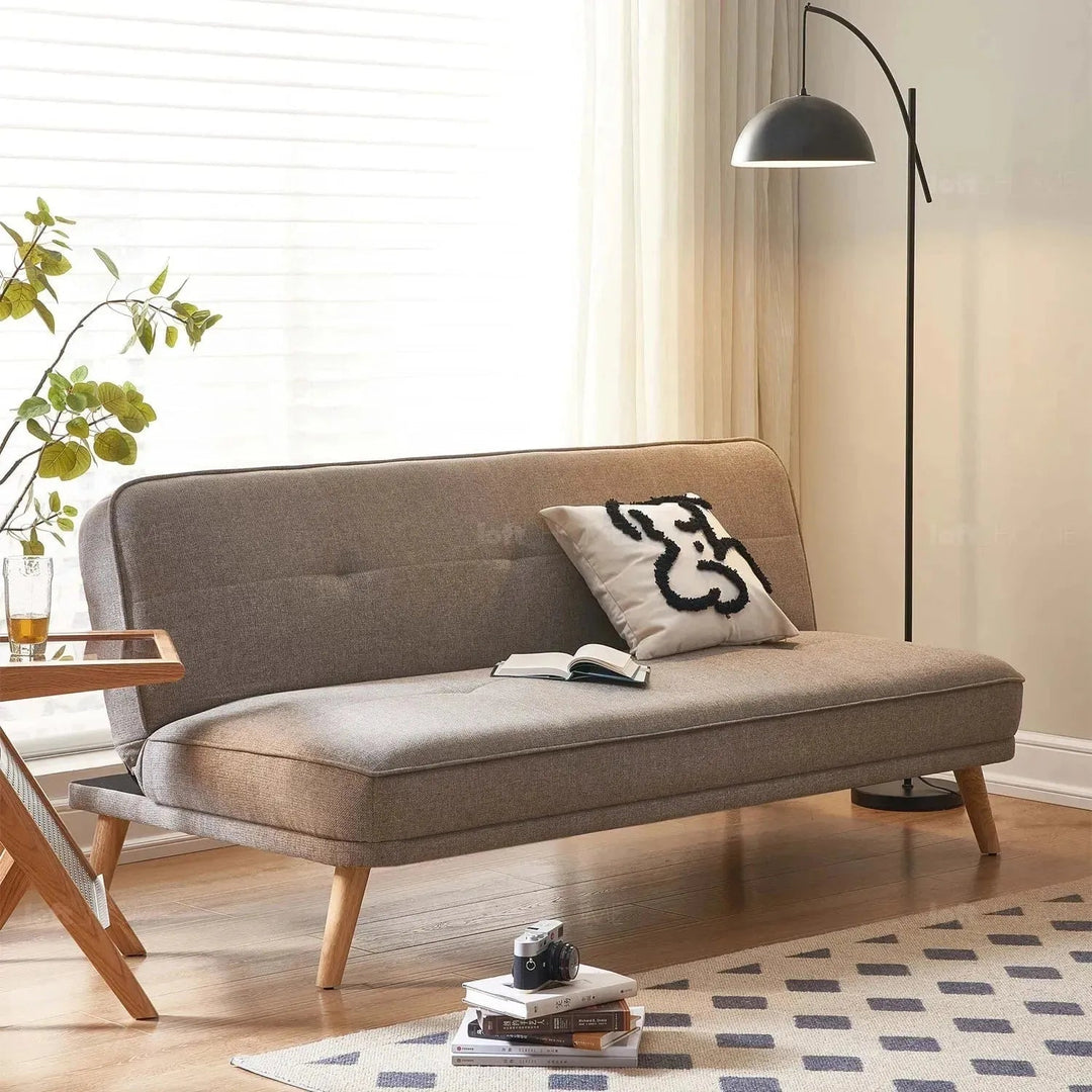 Scandinavian fabric sofa bed flexi detail 9.