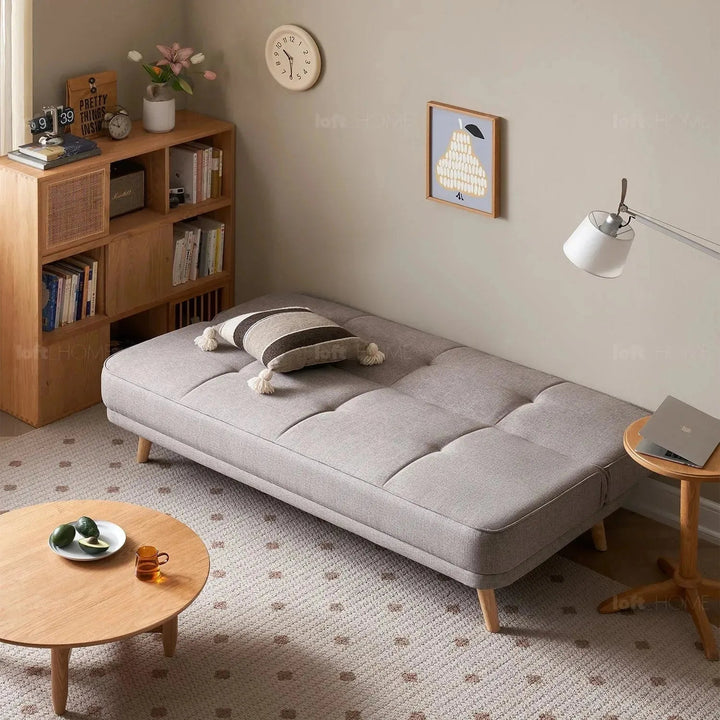 Scandinavian fabric sofa bed flexi detail 5.
