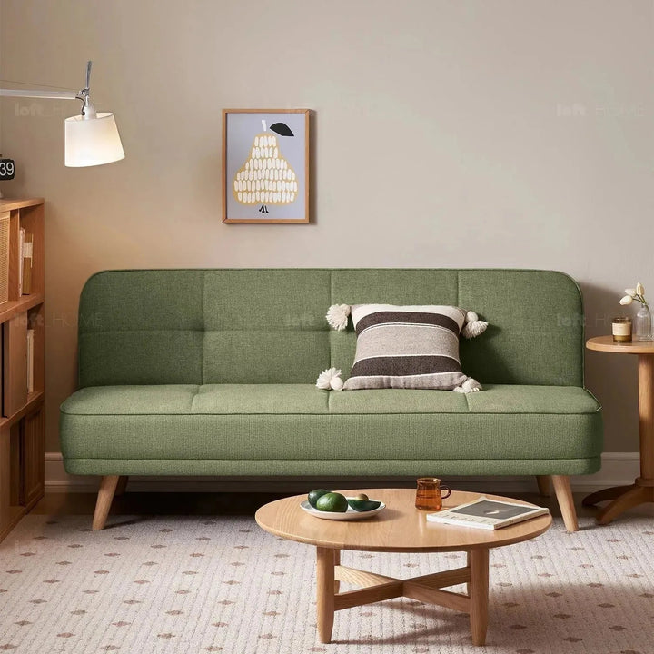Scandinavian fabric sofa bed flexi detail 8.