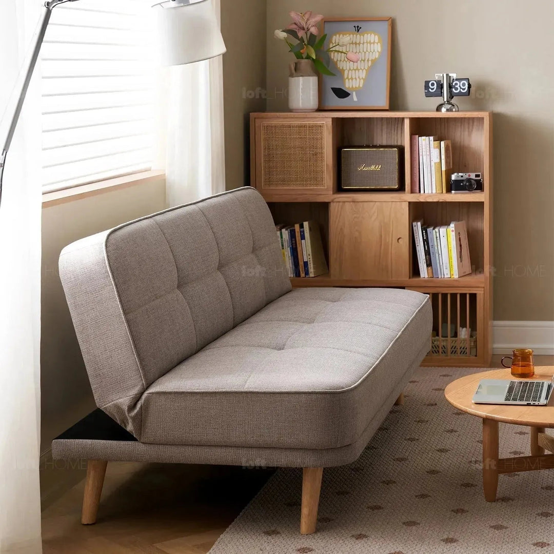 Scandinavian fabric sofa bed flexi detail 4.