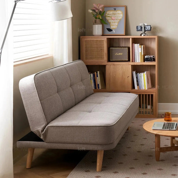 Scandinavian fabric sofa bed flexi detail 4.