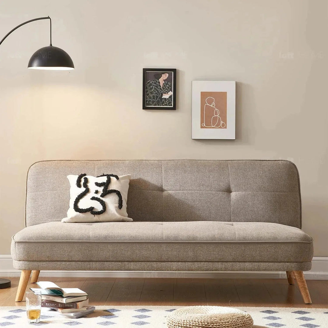 Scandinavian fabric sofa bed flexi detail 12.