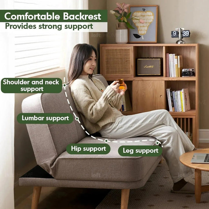 Scandinavian Fabric Sofa Bed FLEXI