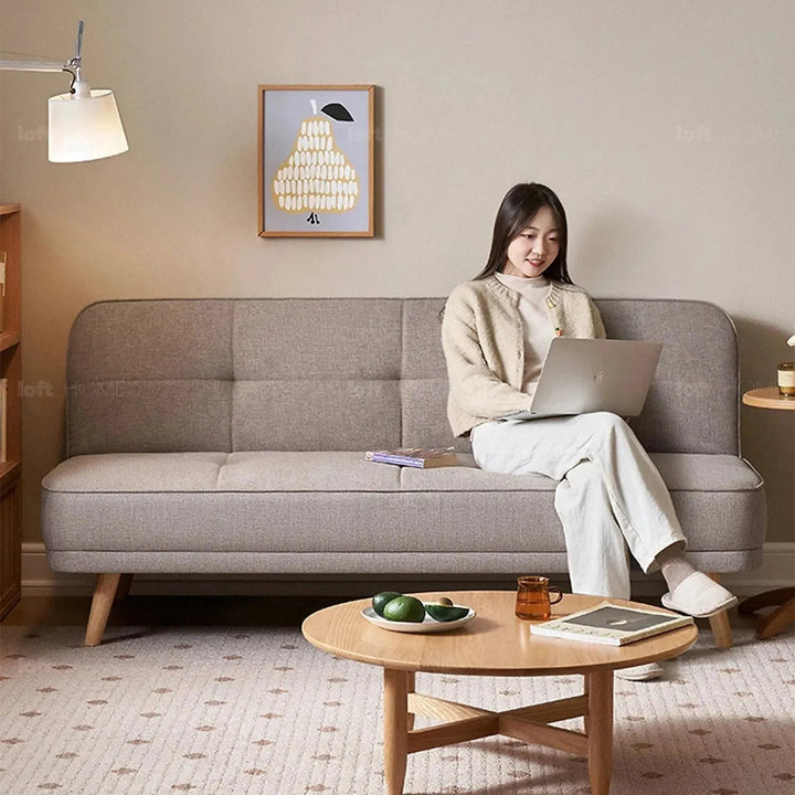 Scandinavian fabric sofa bed flexi detail 19.