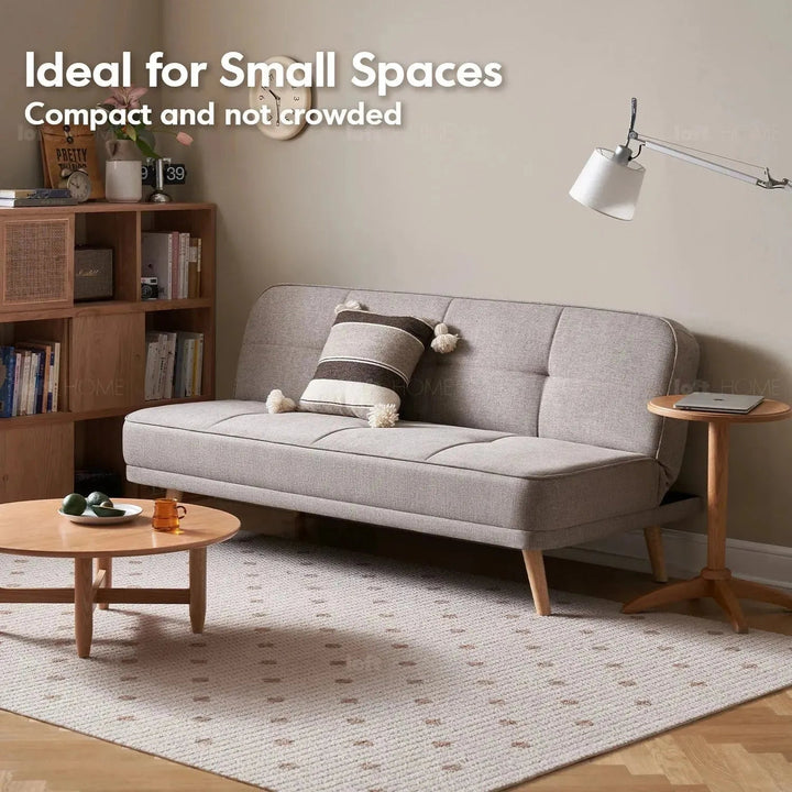 Scandinavian fabric sofa bed flexi material variants.
