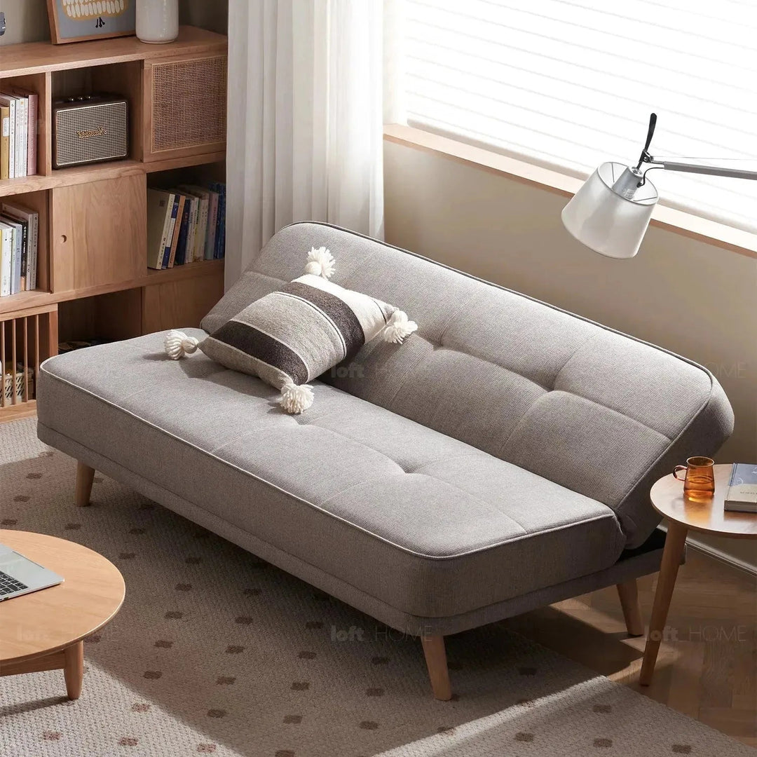 Scandinavian fabric sofa bed flexi detail 3.
