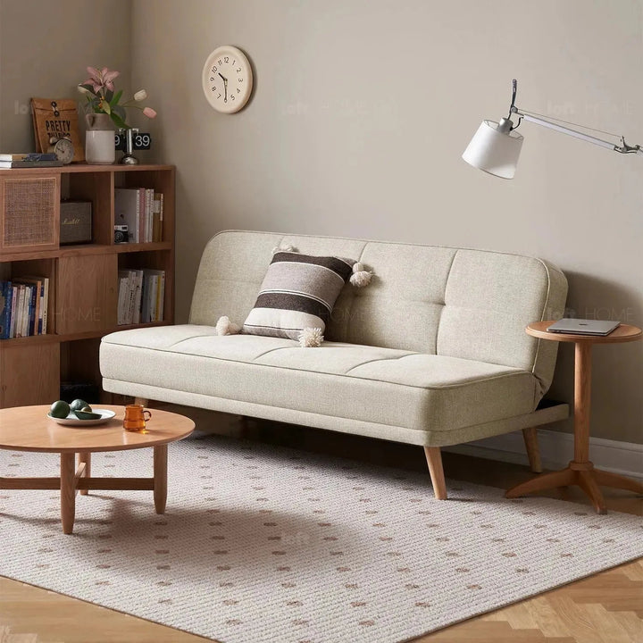Scandinavian fabric sofa bed flexi detail 2.