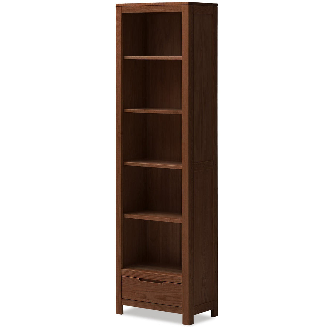 Scandinavian oak wood bookshelf norway situational feels.