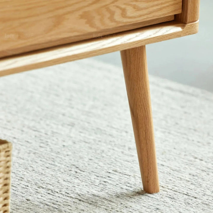 Scandinavian oak wood coffee table rosetta conceptual design.