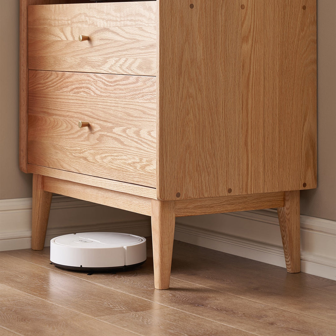 Scandinavian oak wood kitchen cabinet hemu conceptual design.