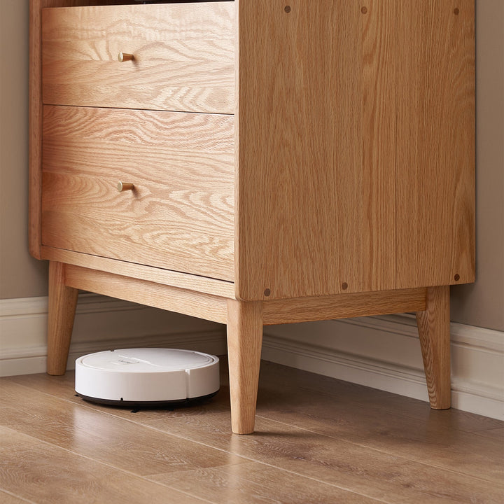 Scandinavian oak wood kitchen cabinet hemu conceptual design.