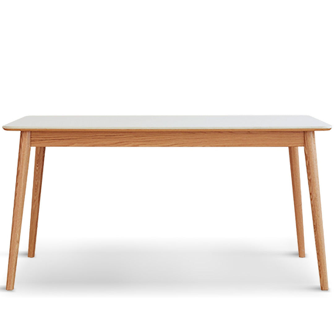 Scandinavian Oak Wood Sintered Stone Dining Table FORME
