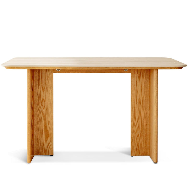 Scandinavian Oak Wood Sintered Stone Dining Table TIMELESS