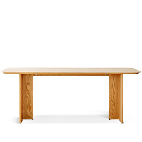 Scandinavian Oak Wood Sintered Stone Dining Table TIMELESS