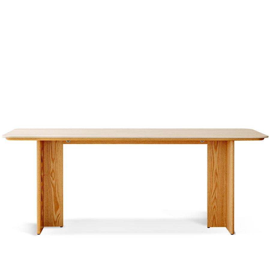 Scandinavian Oak Wood Sintered Stone Dining Table TIMELESS