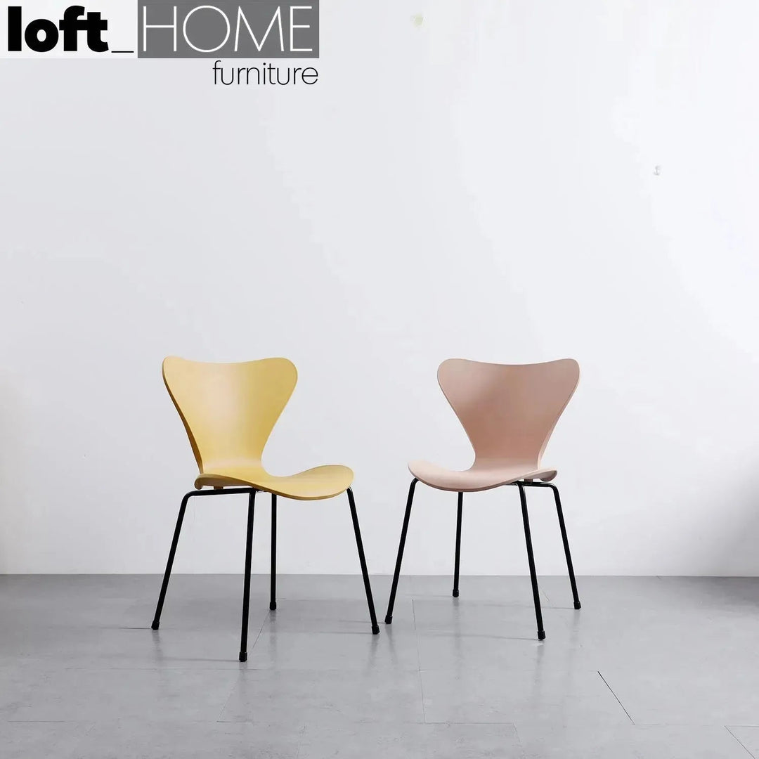 Contemporary Plastic Dining Chair ANT