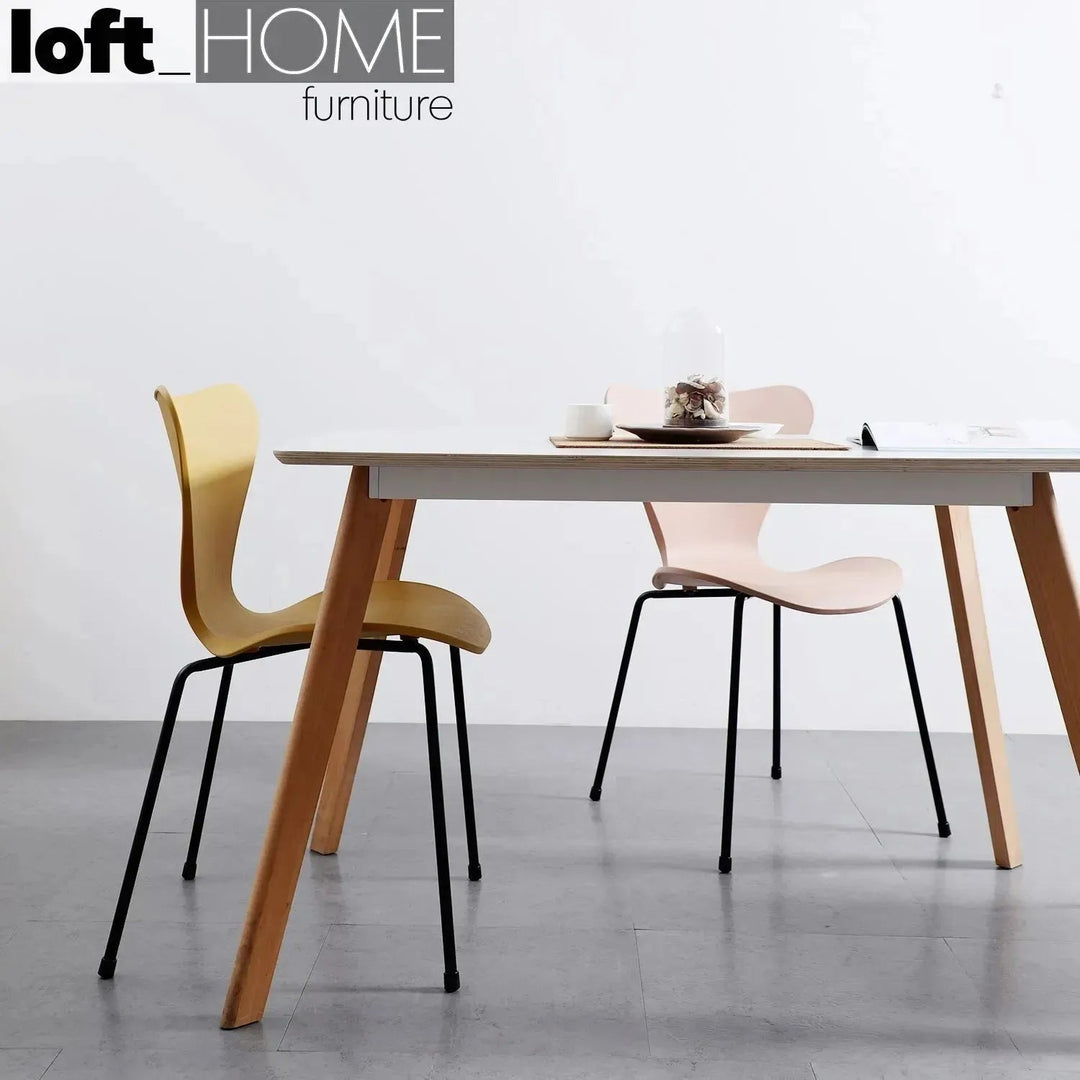 Contemporary Plastic Dining Chair ANT