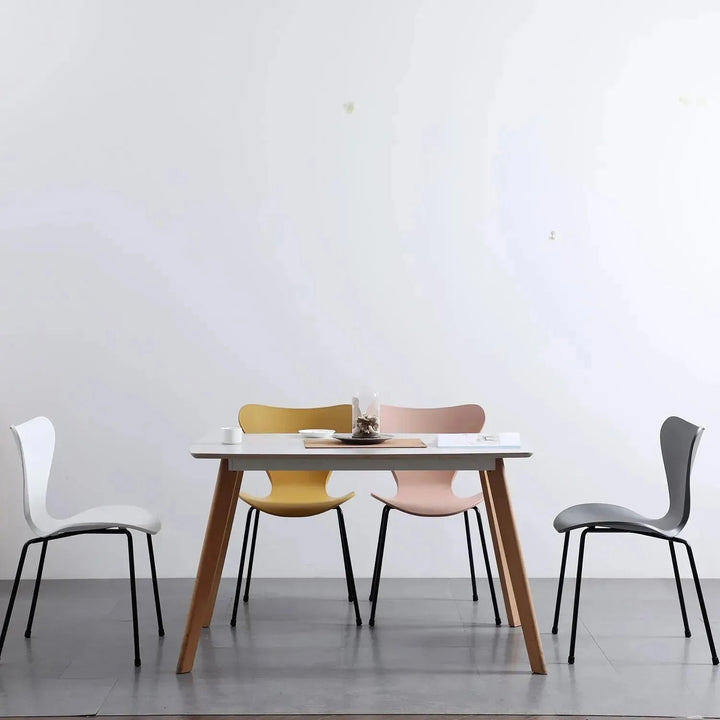 Contemporary Plastic Dining Chair ANT