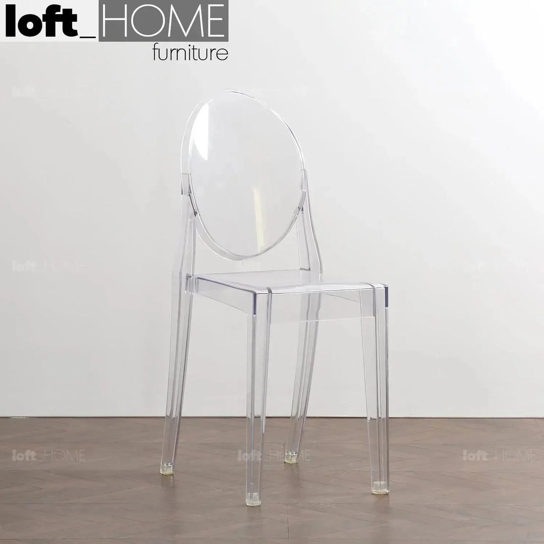 Contemporary Plastic Dining Chair GHOST VEE