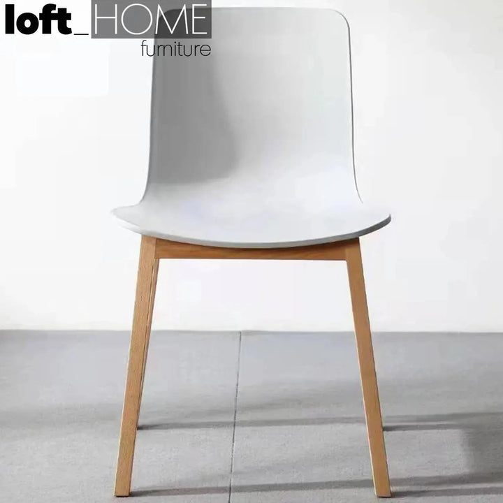 Scandinavian Plastic Dining Chair HARBOUR