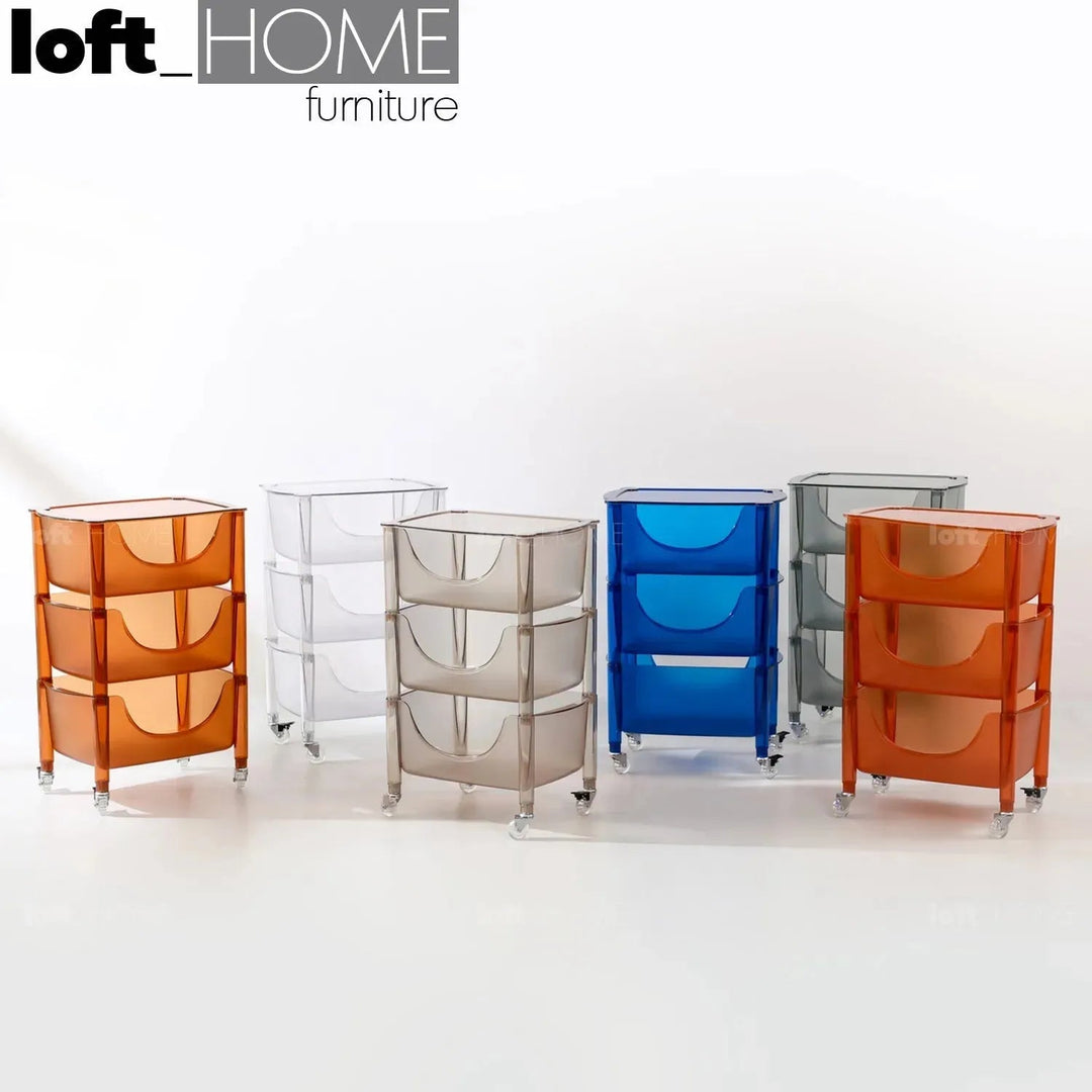 Contemporary Plastic Drawer Cabinet LOJA