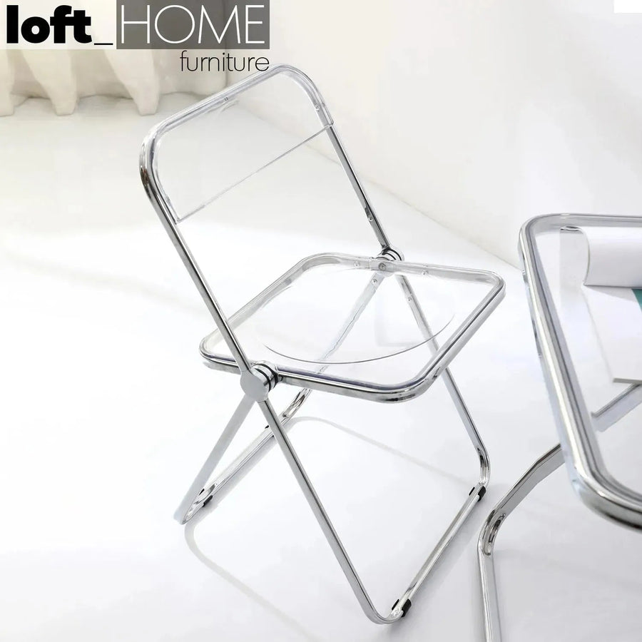 Contemporary Plastic Foldable Dining Chair FIKAS