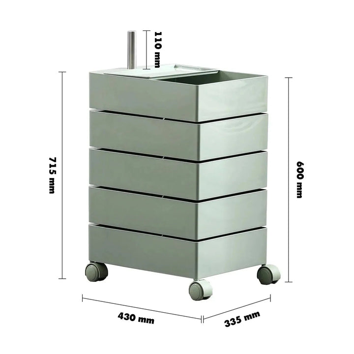 Contemporary plastic wheeled trolley side table rolly size charts.